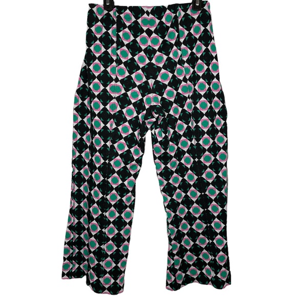 Anthropologie Maeve The Margot pattern kick flare pants xl - Picture 4 of 7